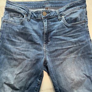 Kut From The Kloth Hi-Rise Toothpick Skinny Jeans Size 10 Dark Wash